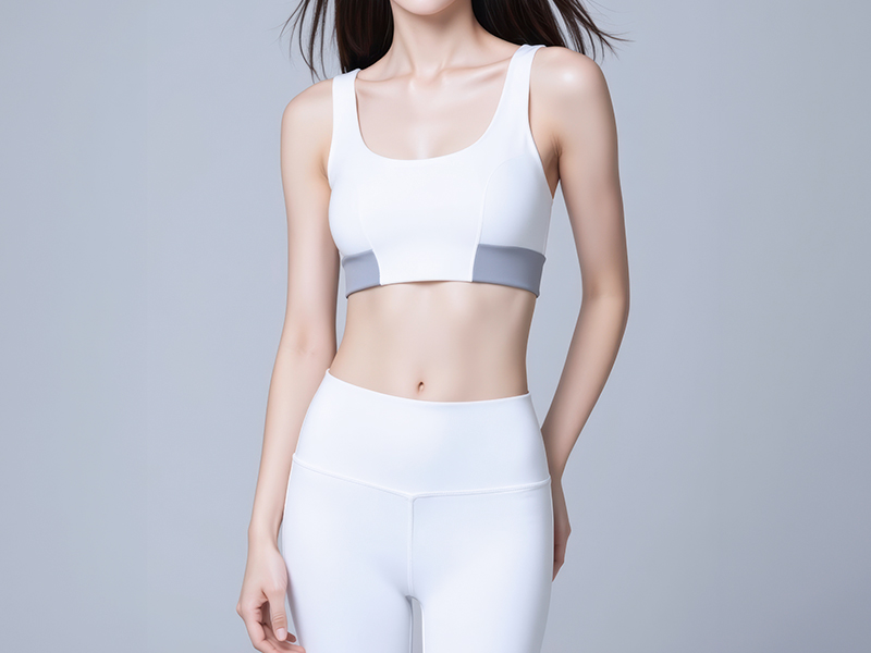 매끄럽고 탄력 있는 여성의 복부·허리 라인 이미지